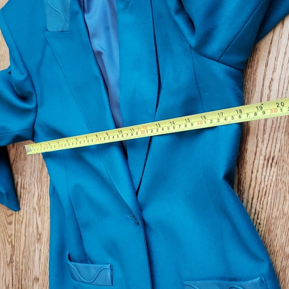 (8) Vintage Looks 100% Wool Blazer Business Office Professional Trending Classic - Picture 7 of 8